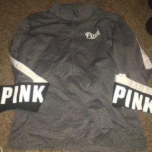 PINK ultimate half zip